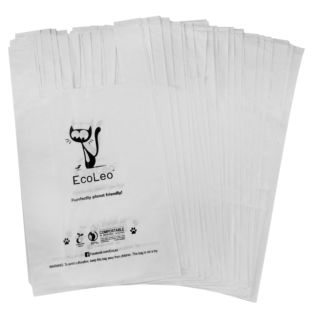 Ecoleo cat litter waste bags hotsell